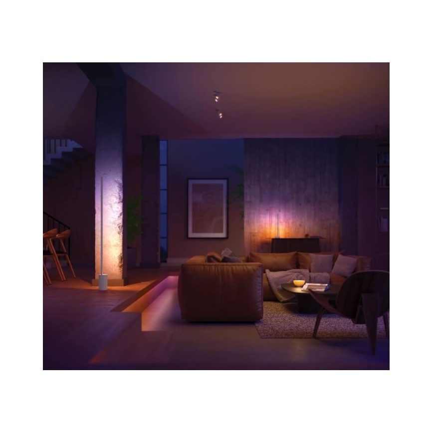 Philips - LED RGB Dimbare bureaulamp Hue SIGNE LED/12W/230V 2000-6500K wit