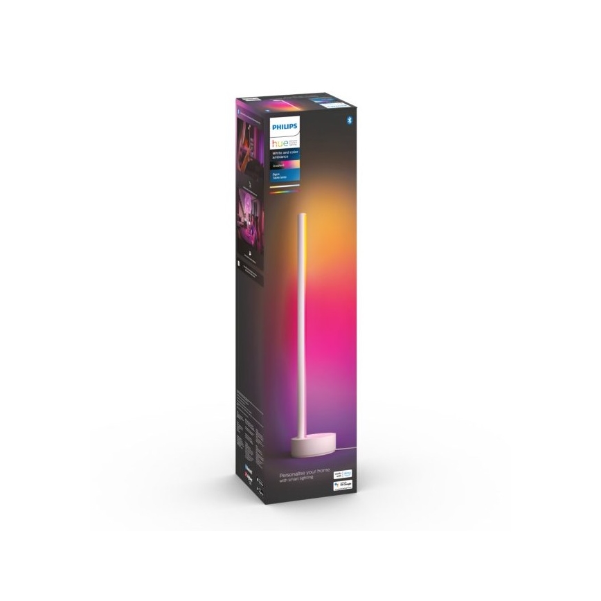 Philips - LED RGB Dimbare bureaulamp Hue SIGNE LED/12W/230V 2000-6500K wit