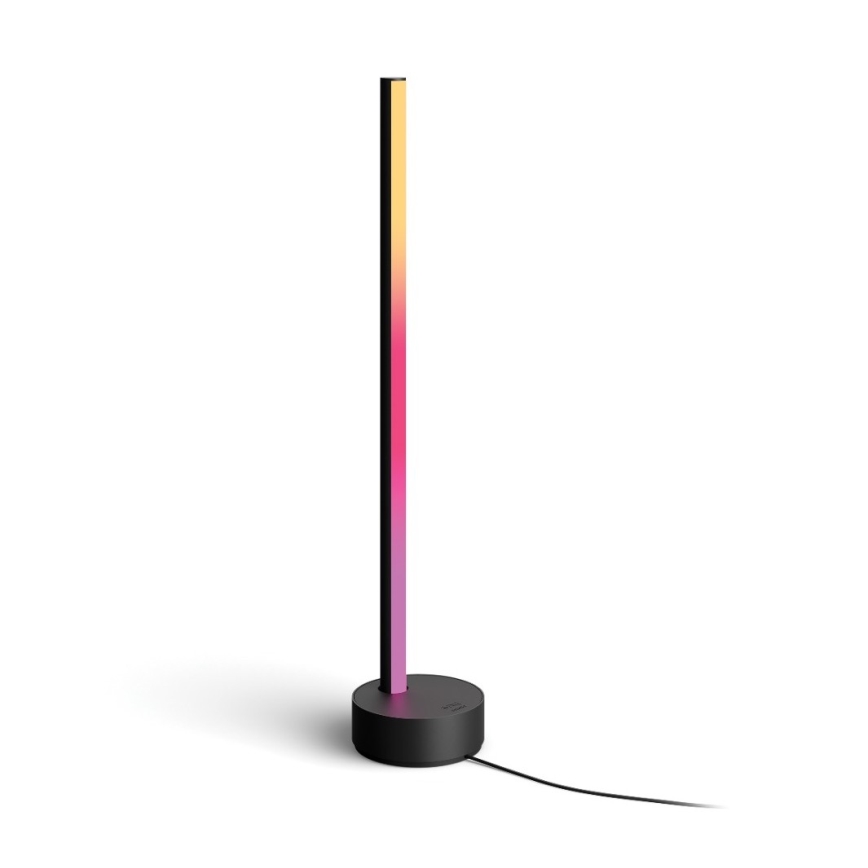 Philips - LED RGB Dimbare bureaulamp Hue SIGNE LED/12W/230V 2000-6500K zwart