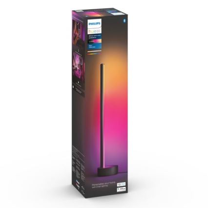 Philips - LED RGB Dimbare bureaulamp Hue SIGNE LED/12W/230V 2000-6500K zwart