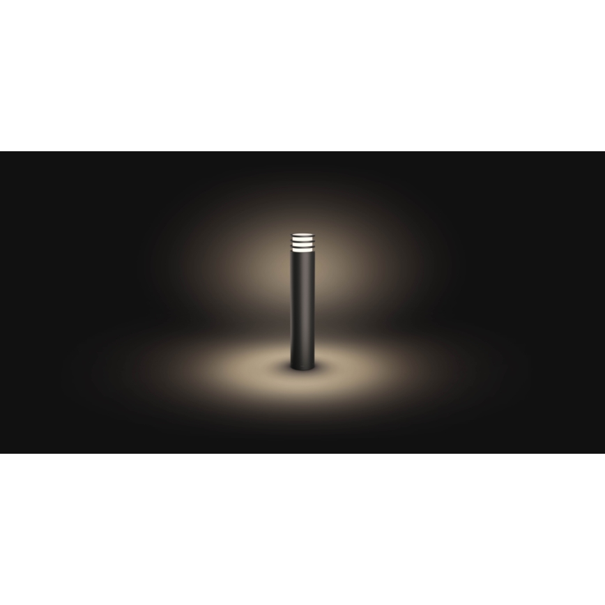 Philips - RGB-LED dimbare buitenlamp Hue LUCCA 1xE27/8,1W/230V 77 cm 1000-20000K IP44