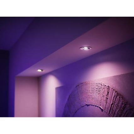 Starterset Philips Hue WHITE AND COLOR AMBIANCE 3xGU10/4,2W/230V 2200-6500K + Hue Bridge