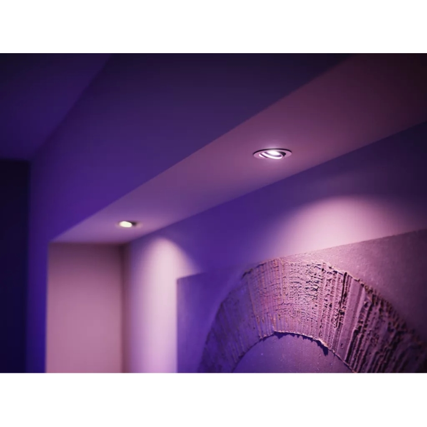 Starterset Philips Hue WHITE AND COLOR AMBIANCE 3xGU10/4,2W/230V 2200-6500K + Hue Bridge