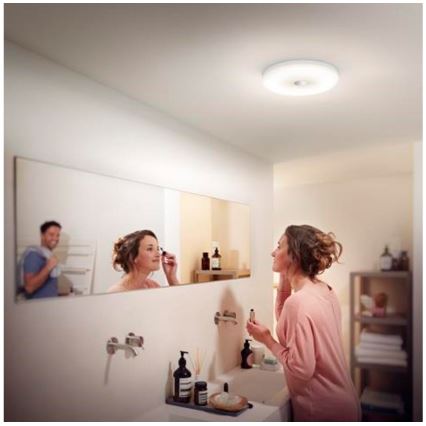 Philips - LED dimbare badkamerlamp Hue STRUANA LED/27W/230V IP44 + afstandsbediening