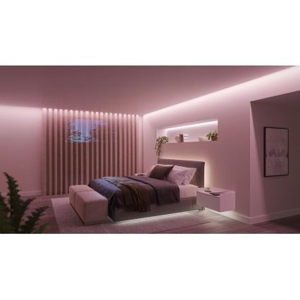 Philips - LED RGBW Dimbare strip Hue WHITE AND COLOR AMBIANCE 5m LED/20W/230V 2000-6500K