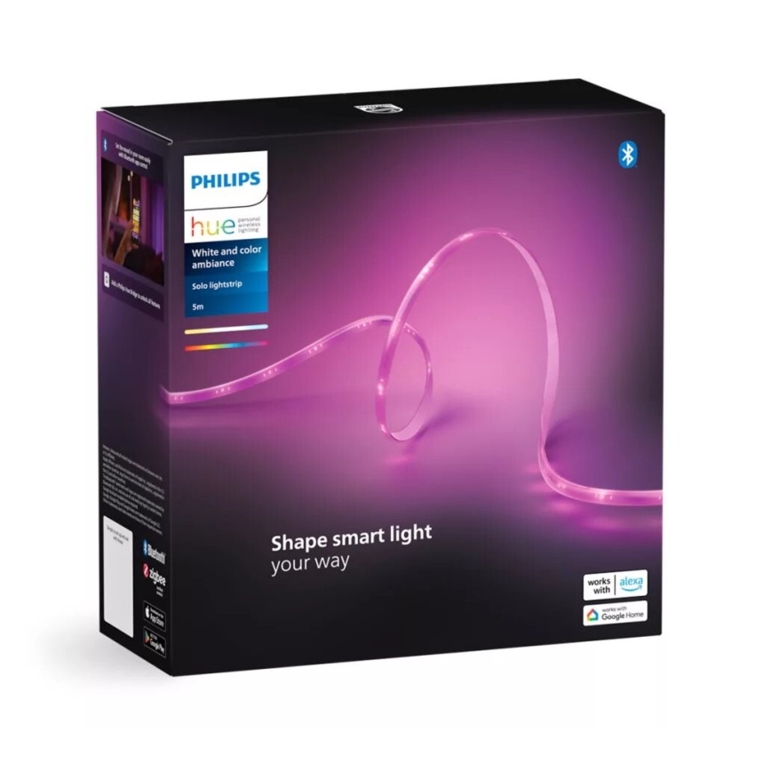 Philips - LED RGBW Dimbare strip Hue WHITE AND COLOR AMBIANCE 5m LED/20W/230V 2000-6500K