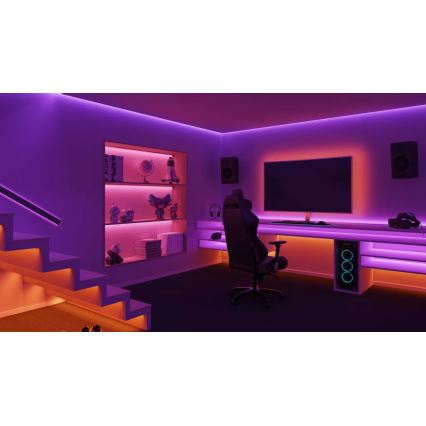 Philips - Dimbare RGBW-LED-strip Hue White and Color Ambiance 10 m LED/20W/230V 2000–6500K