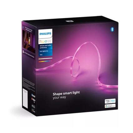 Philips - Dimbare RGBW-LED-strip Hue White and Color Ambiance 10 m LED/20W/230V 2000–6500K