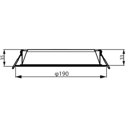 Philips - Inbouwverlichting MESON LED/20W/230V 6500K