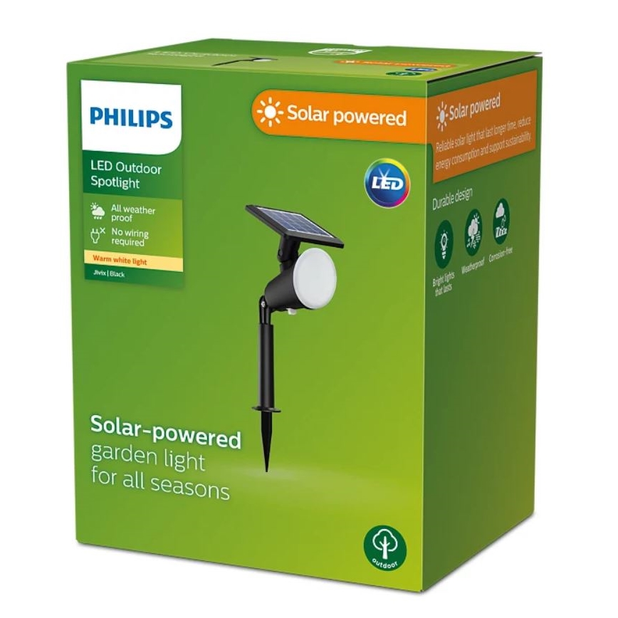 Philips - LED Solar Spotlamp JIVIX LED/1,4W/3,7V 1800 mAh IP44