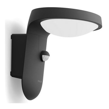Philips - LED 44 / 5.000 Solar wandlamp met bewegings- en schemersensor LED/1,2W/4V 1800 mAh 3000K IP44