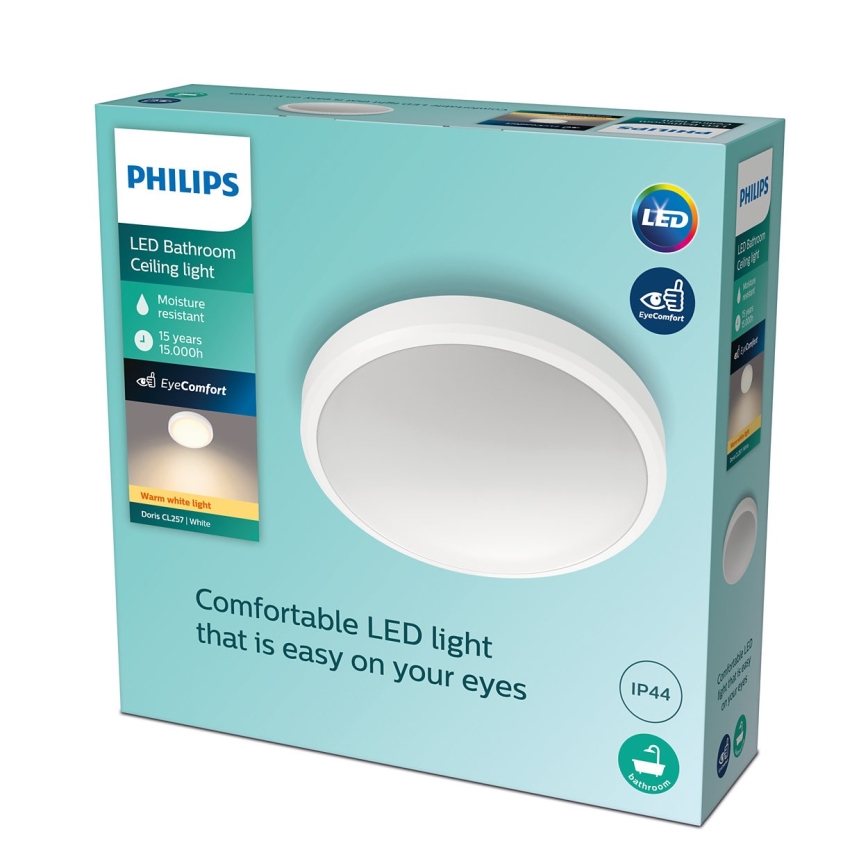 Philips - LED Badkamer Plafond Lamp LED/17W/230V 2700K IP44