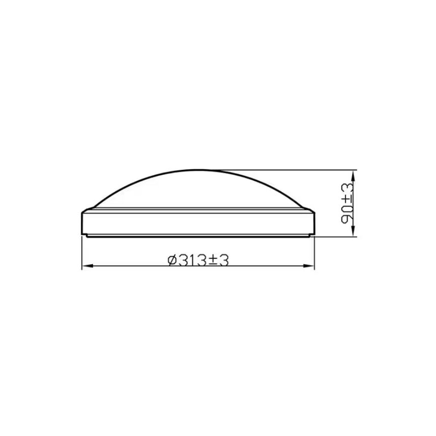 Philips - LED Badkamer Plafond Lamp LED/17W/230V 4000K IP44