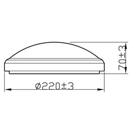 Philips - LED Badkamer Plafond Lamp LED/6W/230V 4,000K IP44