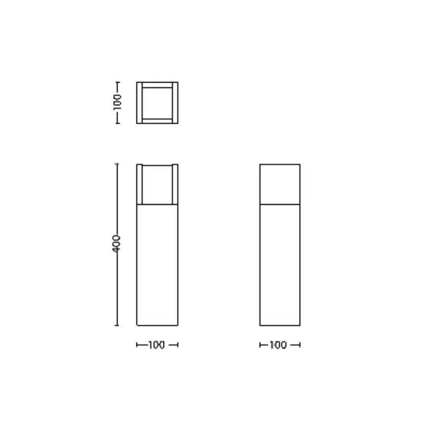 Philips - LED Buitenlamp ARBOUR LED/3,8W/230V 40 cm 2700K IP44