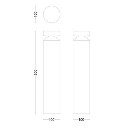 Philips - LED Buitenlamp LAVEN LED/6W/230V 2700K IP44