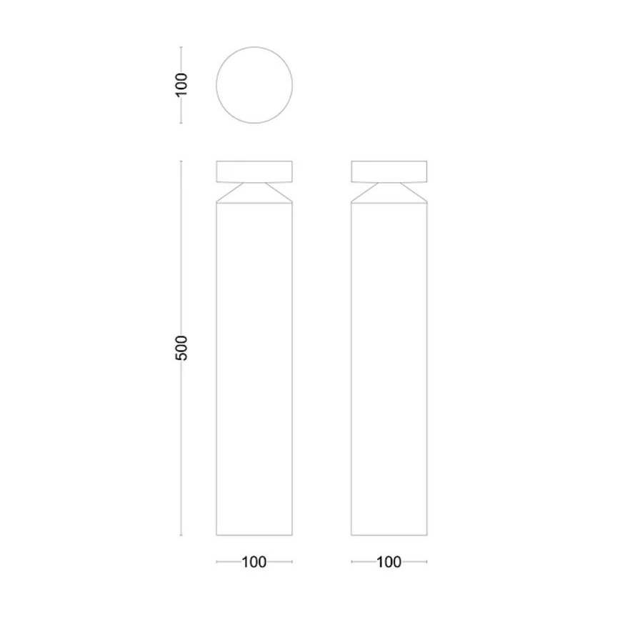 Philips - LED Buitenlamp LAVEN LED/6W/230V 2700K IP44