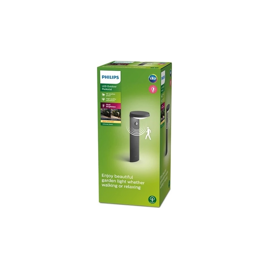 Philips - LED Buitenlamp met sensor LED/9W/230V 2700K IP44