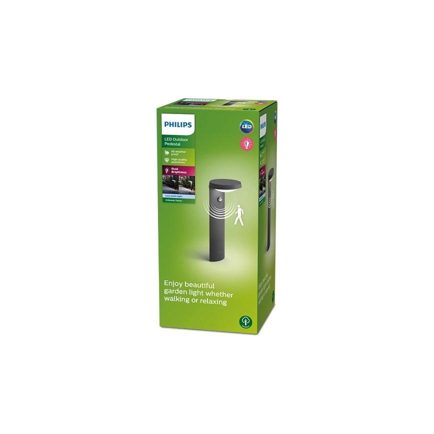 Philips - LED Buitenlamp met sensor LED/9W/230V 4000K IP44