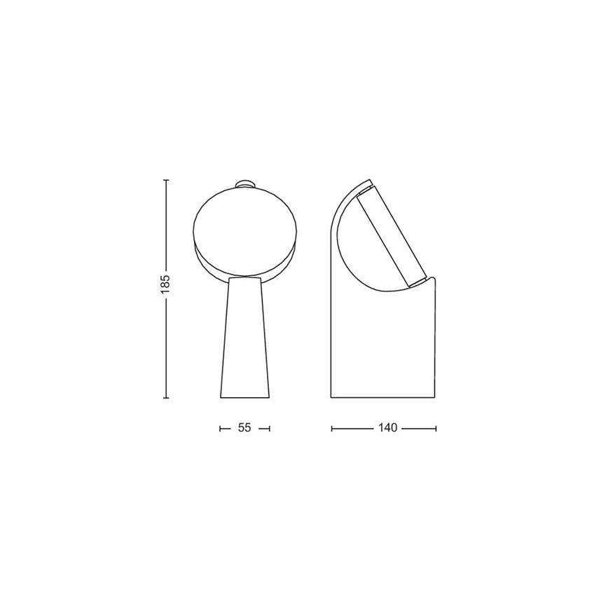 Philips - LED Buitenlamp LED/7W/230V 2700K IP44
