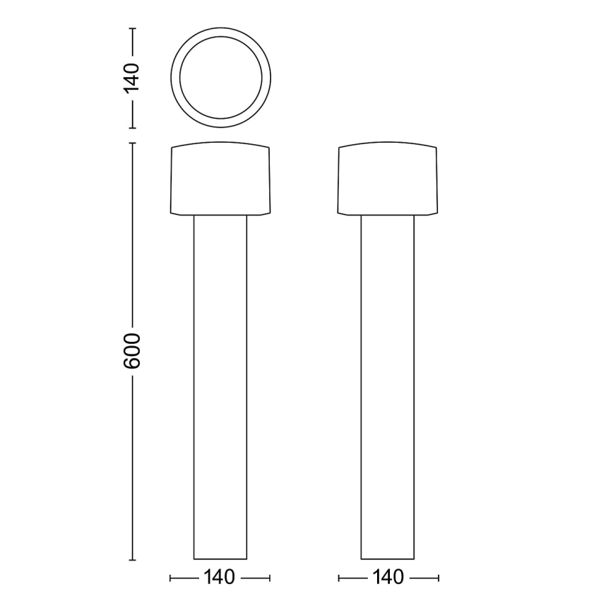 Philips - LED Buitenlamp OTIS LED/4,3W/230V 2700K IP44