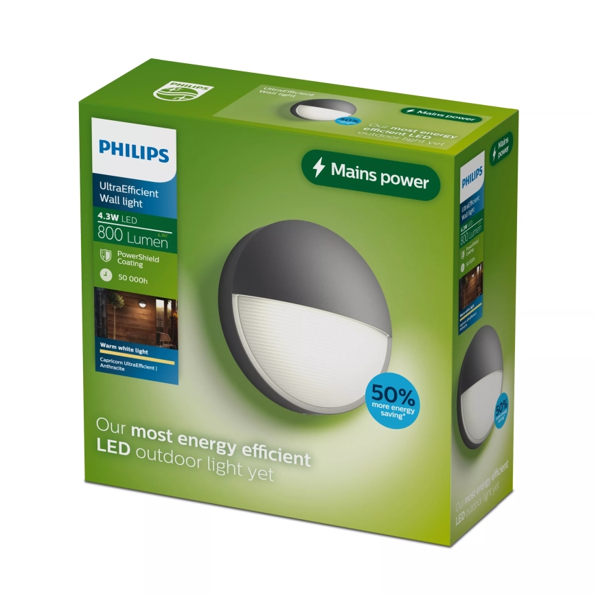 Philips - LED buitenmuurlamp CAPRICORN LED/4,3W/230V IP44