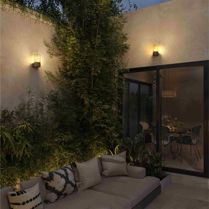 Philips - LED buitenmuurlamp NAYL 1xE27/4W/230V 2700K IP44