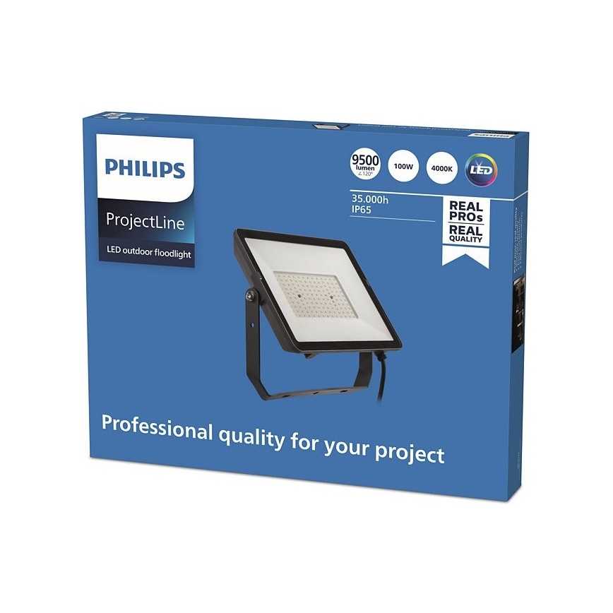 Philips - LED Buitenschijnwerper PROJECTLINE LED/100W/230V IP65 4000K