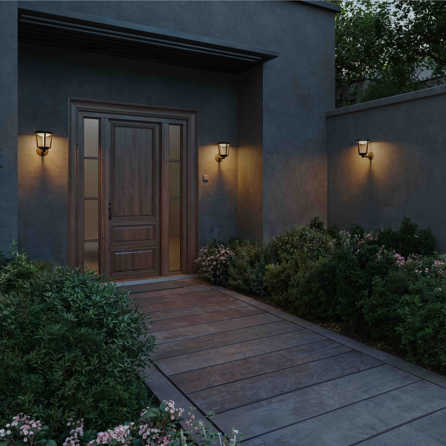 Philips - LED buitenwandlamp NUVY LED/4,3W/230V 2700K IP44