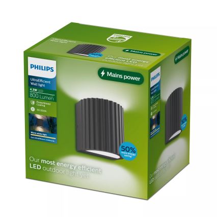 Philips - LED buitenwandlamp ZYRA LED/4,3W/230V 2700K IP44