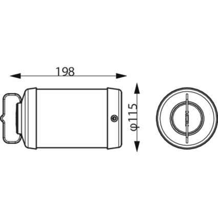 Philips - LED Dimbaar draagbaar lamp CICERO LED/6W/5V 4000 mAh IP54