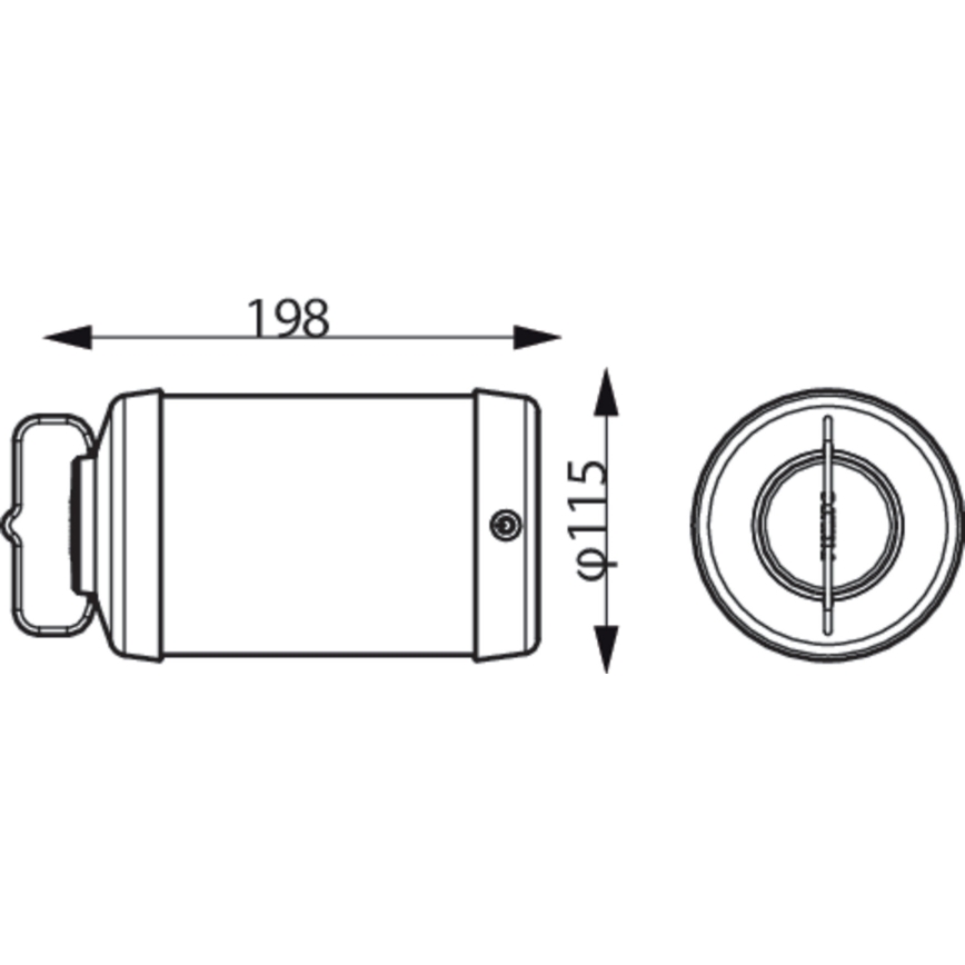Philips - LED Dimbaar draagbaar lamp CICERO LED/6W/5V 4000 mAh IP54