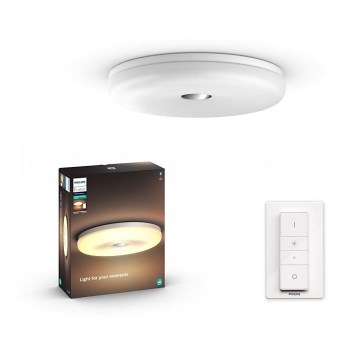 Philips - LED dimbare badkamerlamp Hue STRUANA LED/27W/230V IP44 + afstandsbediening