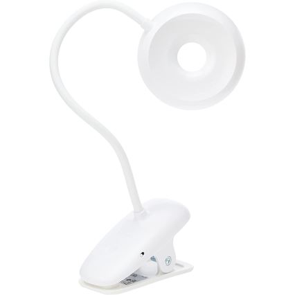 Philips - Dimbare LED-lamp met clip DONUTCLIP LED/3W/5V 1200 mAh CRI 90 wit