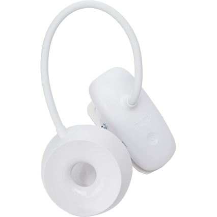 Philips - Dimbare LED-lamp met clip DONUTCLIP LED/3W/5V 1200 mAh CRI 90 wit