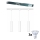 Philips - LED dimbare hanglamp aan kabel voor EASYLINK railsysteem 3xGU10/7W/230V 1m wit