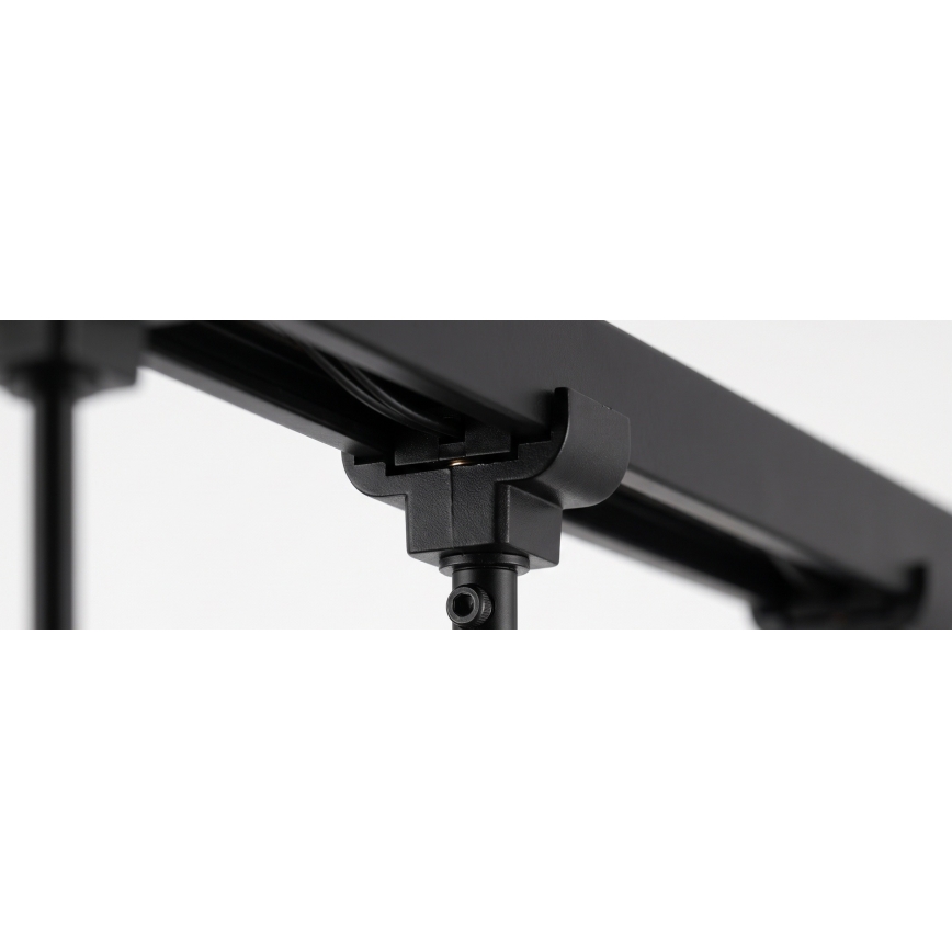 Philips - LED RGBW dimbare hanglamp met kabelophanging voor EASYLINK HUE railsysteem 3xGU10/4,7W/230V 2200-6500K 1m zwart + Hue Bridge