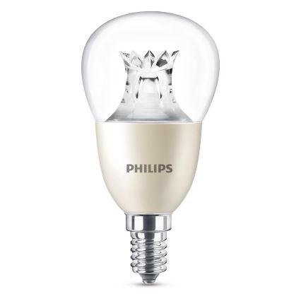 Philips LED Dimbare lamp E14 / 8W / 230V 2200K-2700K WarmGlow
