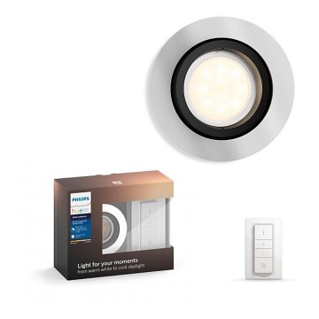 Philips - LED dimbare lamp Hue MILLISKIN 1xGU10/5,5W/230V + afstandsbediening