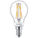 Philips LED Dimbare lamp VINTAGE E14 / 3,5W / 230V 2200K-2700K WarmGlow