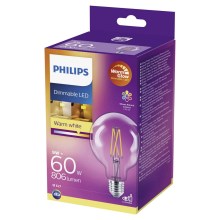 Philips LED Dimbare lamp VINTAGE E27 / 9W / 230V 2200K-2700K WarmGlow