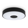 Philips - LED dimbare plafondlamp COINER SCENE SWITCH LED/24W/230V 2700K zwart