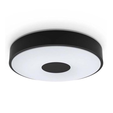 Philips - LED dimbare plafondlamp COINER SCENE SWITCH LED/24W/230V 2700K zwart