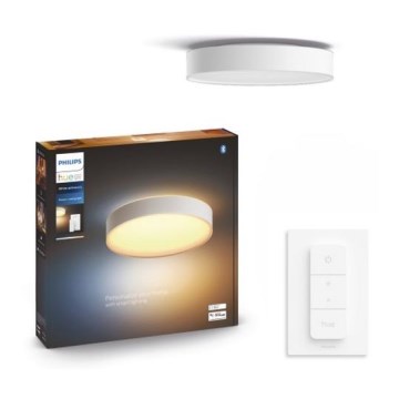 Philips - LED dimbare plafondlamp Hue LED/33,5W/230V 2200-6500K Ø 425 mm wit + afstandsbediening