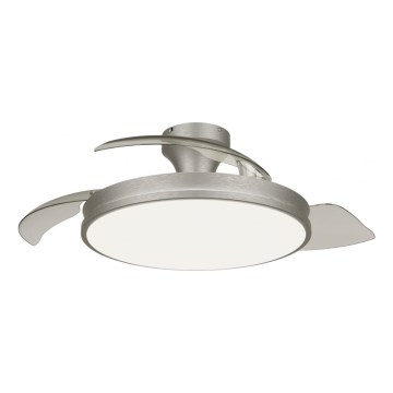 Philips - LED Dimbare plafondlamp met ventilator ATLAS LED/35W/230V mat chroom + afstandsbediening