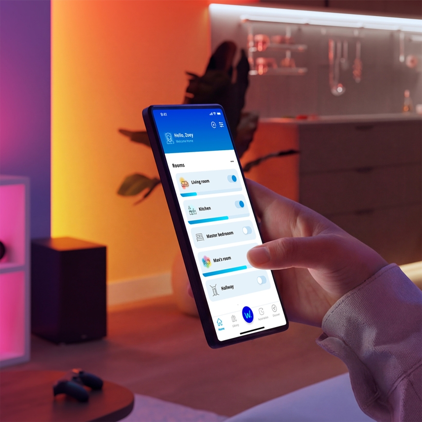 Philips - Dimbare plafondlamp SUPERSLIM LED/32W/230V 2700-6500K Wi-Fi