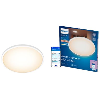 Philips - Dimbare plafondlamp SUPERSLIM LED/32W/230V 2700-6500K Wi-Fi