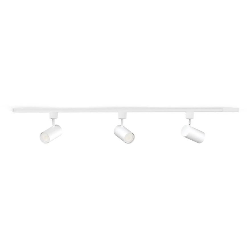 Philips - LED RGBW dimbare spotarmatuur in het EASYLINK HUE railsysteem 3xGU10/4,7W/230V 2200-6500K 1m wit