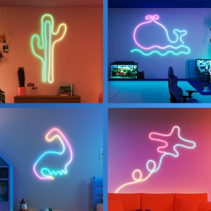Philips - LED RGBIC dimbare LED-strip SMART NEON FLEX 10m LED/45W/230V 2700-6500K Wi-Fi