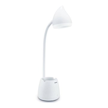 Philips - LED dimbare touch tafellamp HAT LED/4,5W/5V 1800 mAh 3000/4000/5700K CRI 90